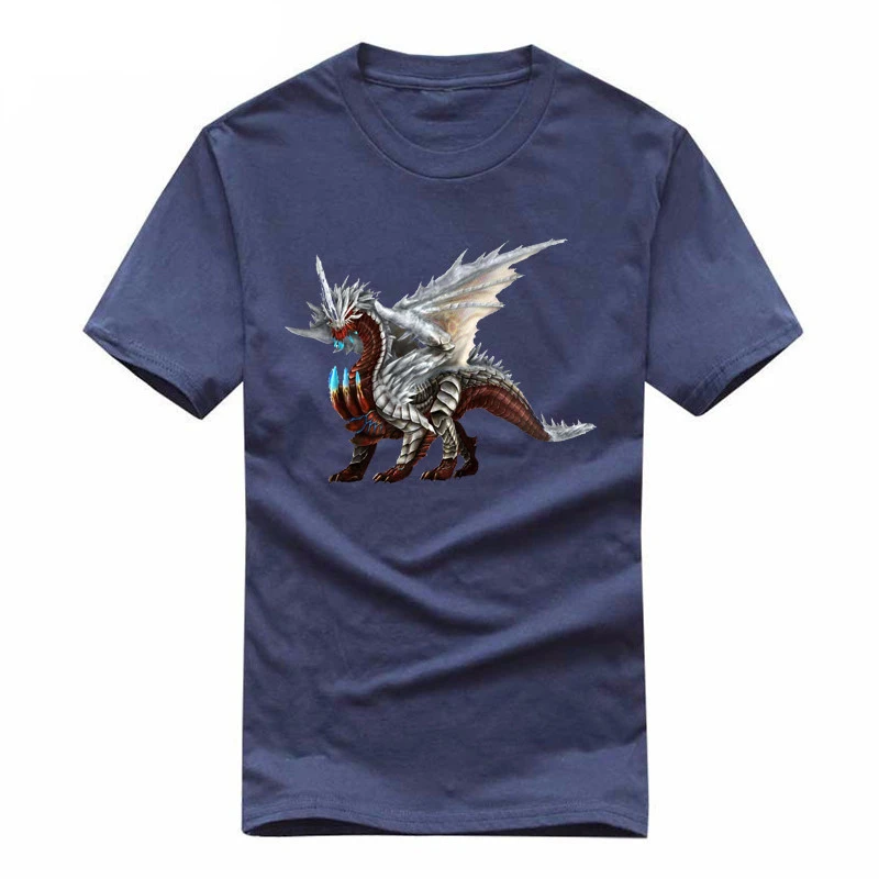 2019 New Men T shirt Silver dragon Summer Promotions fashion Hip-Hop Shirt Round collar short sleeve T-shirt fashion short slee 2019 New Men T shirt Silver dragon Summer Promotions fashion Hip-Hop Shirt Round collar short sleeve T-shirt fashion short slee