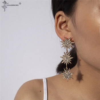 

Letter HONEY Couple Stars Sweet Long Drop Earrings for Women Micro Pave Earrings Cute Lovely Party Wedding Dress Jewelry Gift