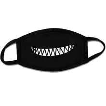 Маска для рта, дышащая, медведь, свинья, нос, зубы, хлопковая маска, аниме маска для мужчин и женщин, одежда, аксессуары для верховой езды на открытом воздухе