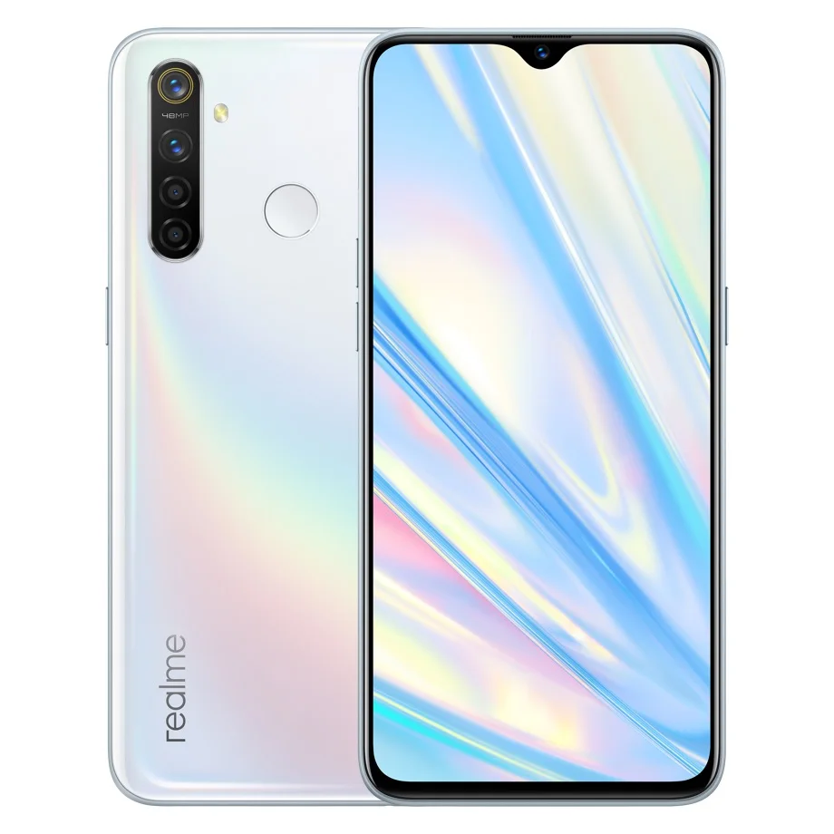 realme Q смартфон 6," FHD+ безрамочный экран Snapdragon 712 Octa Core 48MP Quad Камера VOOC 3,0 20 Вт быстро Зарядное устройство 4/6/8 GB/64 Гб 128GBPhone