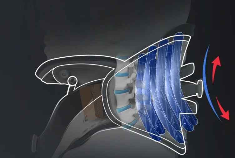 Шейное тяговое устройство для домашнего медицинского растягивания шеи с поддержкой шеи Термическое лечение ФИЗИОТЕРАПЕВТИЧЕСКИЙ инструмент