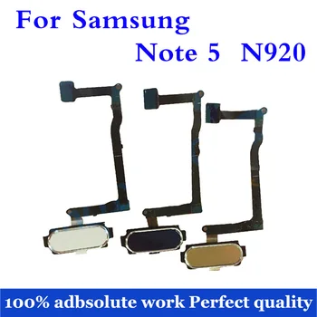 

10X For Samsung Galaxy Note5 N920 N920F N920C N920G Fingerprint Home Button Finger Print Sensor Flex Cable Replacement Parts