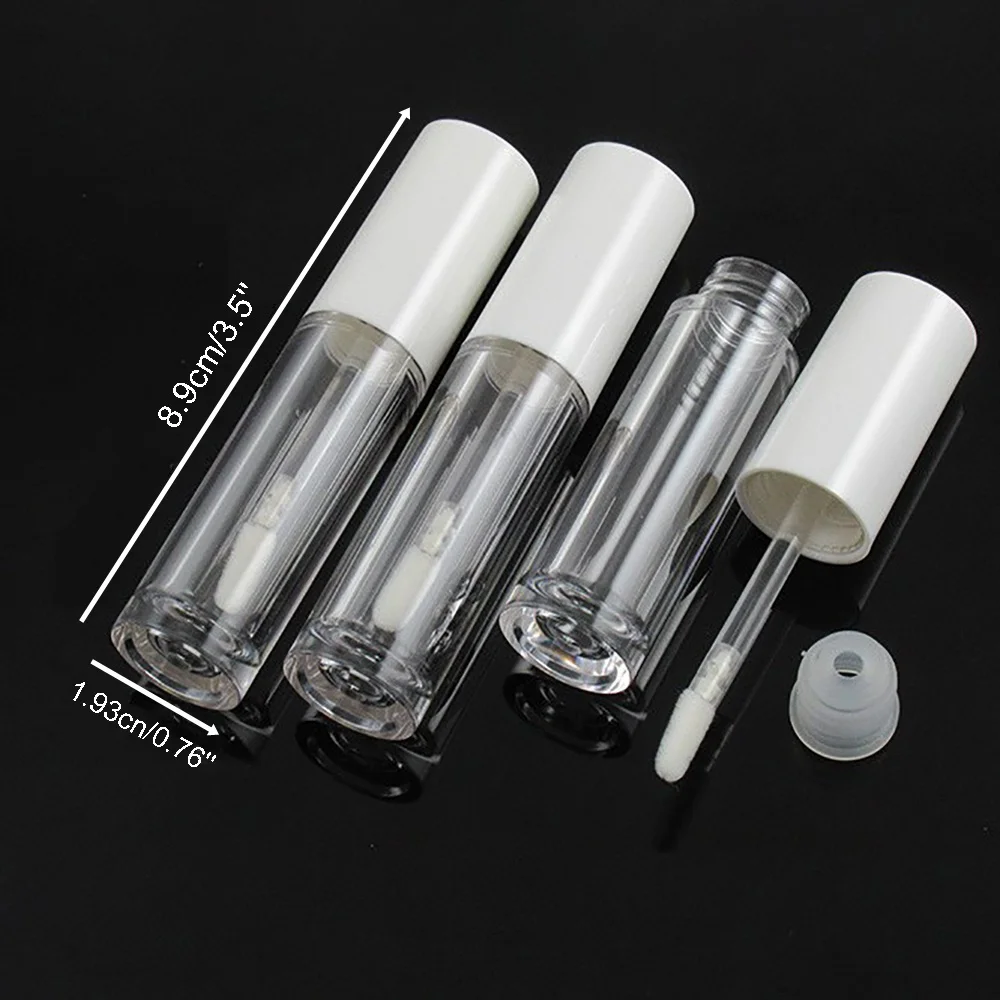 5-Pieces-Empty-Lip-Gloss-Tubes-Mini-Refillable-Cosmetic-Container-and-Plastic-Sample-Vials-White-Cap (2)