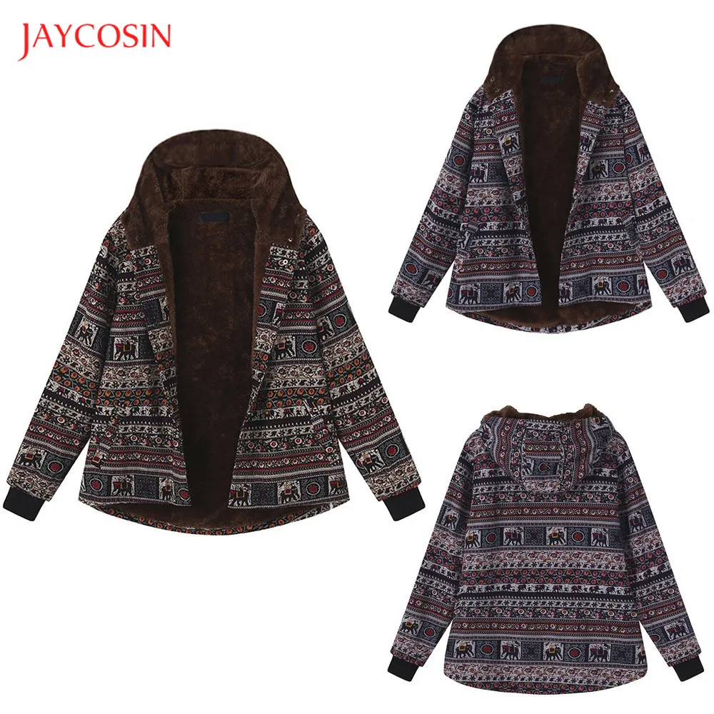 Joycosin, модное женское пальто, флисовый пуловер, Женская куртка с капюшоном, винтажный, длинный рукав, ветрозащитный, теплый, для женщин, открытый шов, топы