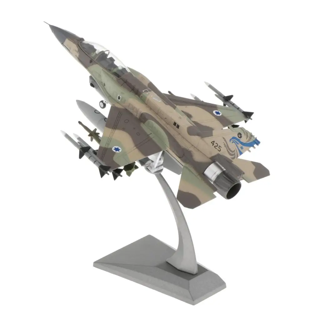 Модель самолета F-16I Боевой сокол литая модель израильской армии 1:72 металлические