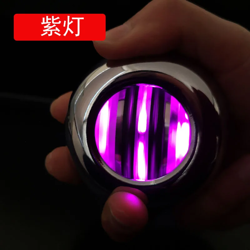 Auto-Start Strengthen Metal Power Wrist Ball Forearm Muscle Training Gyroscopic Ball With LED Light With Bag F2039