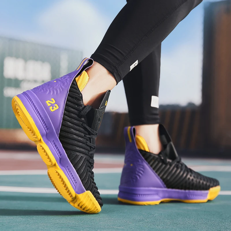 Новые Высокие Lebron James 16 баскетбольные стельки для обуви ударопрочный пара Джорджтаун атлетические Jordans уличные спортивные Снеговики