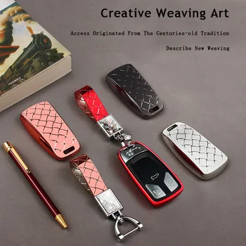 

New bright plating Soft TPU Key Cover Case For Audi 2016 2017 A4 A4L Allroad B9 Q5 Q7 TT TTS 8S 4m Remote car Smart key cover