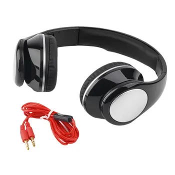 

3.5mm Foldable Wired Headset MP3 Player Stereo Dual-channel Music Headphone