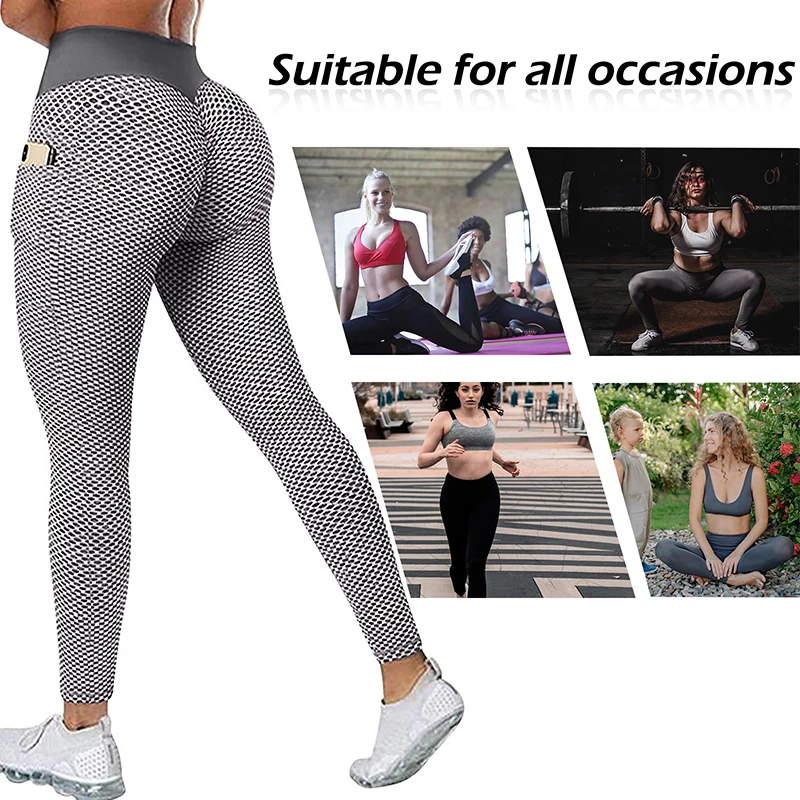 maternity leggings Sexy Mesh Booty Lifting Women Leggings Fitness High Waist Tummy Control Seamless Pants Push Up Workout Gym Running Pants faux leather leggings