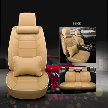 

WLMWL Universal Leather Car seat cover for Opel all models Astra g h Antara Vectra b c zafira a b car styling accessories