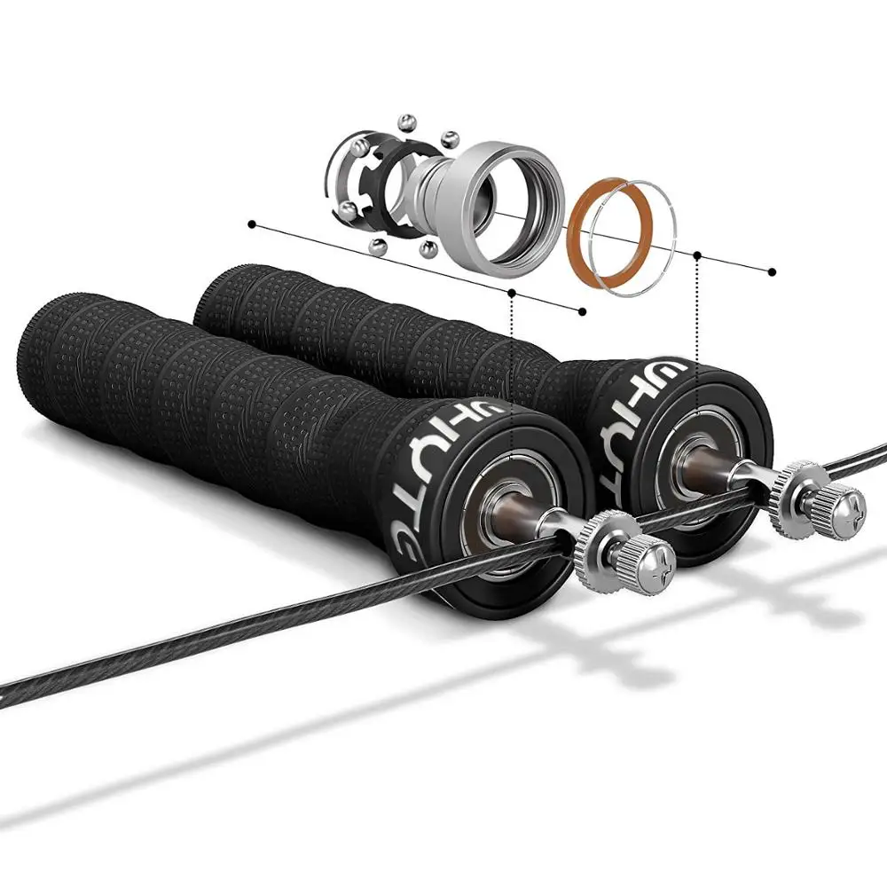 Speed Skipping Rope jump rope Crossfit Jump Rope with Anti-Slip Handle for Double Unders