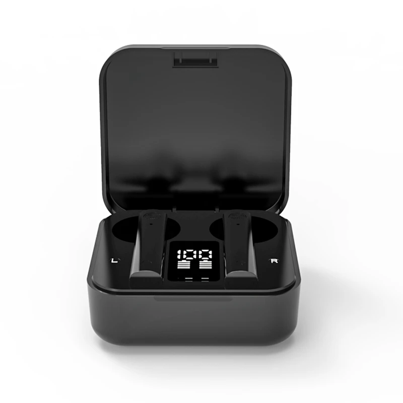 Bluetooth 5 1 TWS Earphone Wireless Press Earbuds Headset LED Display 1500MAh Charge Case for Smart Phone