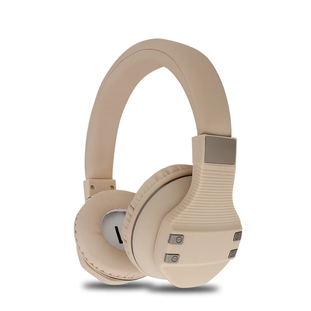 Yellow Новые беспроводные наушники, Bluetooth гарнитура, складные, с шумоподавлением, стерео, игровые, для улицы, спортивные наушники с микрофоном для телефона - Цвет: Yellow