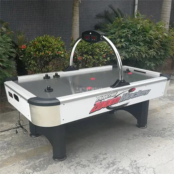 

7 Feet Air Hockey Table Strong Frame and Leg Indoor Sport Game Play Equipment With 4 Pucks 4 Pusher Mallet Grip WH7009/WH7008