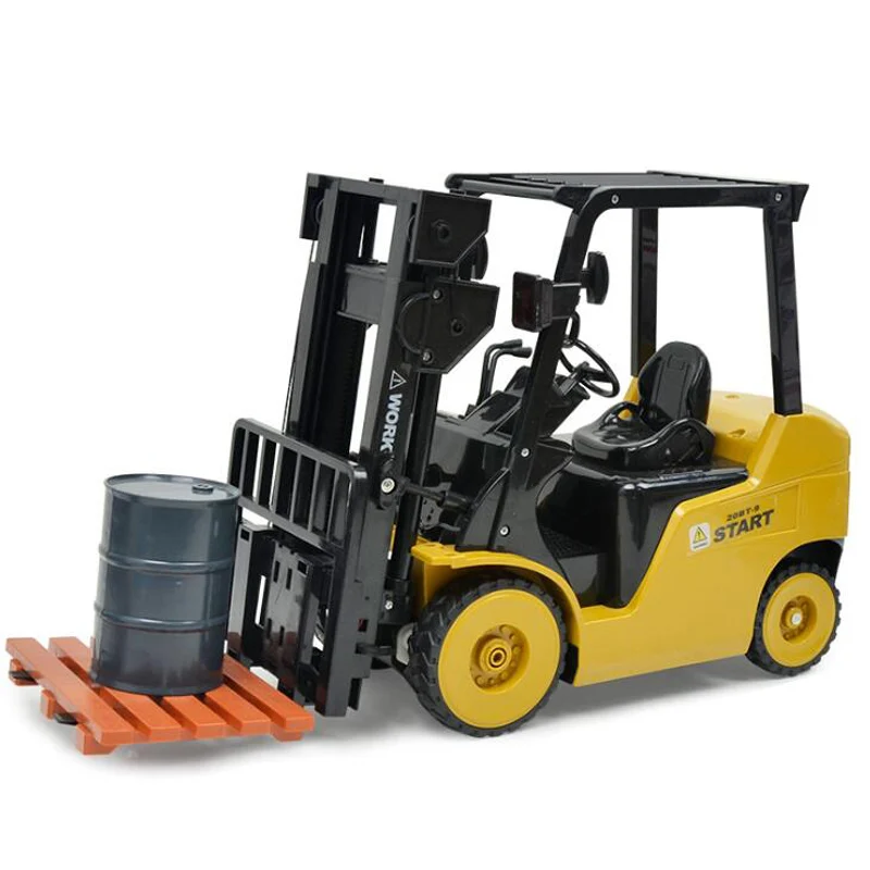 11-Way Remote Control Forklift 1:8 Simulation Forklift Rechargeable Light Music Crane Engineering Crane Truck Children's Toys 4