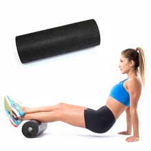 1 шт. EPP полые колонки для йоги, пенопластовые блоки, массажный ролик для йоги, массажный ролик для спортзала, пилатеса, йоги, упражнений, фитнес-оборудования черного цвета