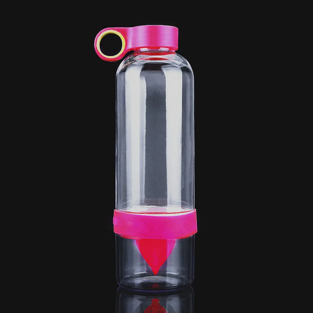 800ML Lemon Cup Infuser Water Bottle Plastic Fruit Infusion Kids Drink Outdoor Sports Bottle Juice Lemon Portable Kettle Cup