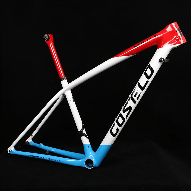 T1000 углеродного волокна Costelo SOLO II горный велосипед MTB 29er карбоновая рама для