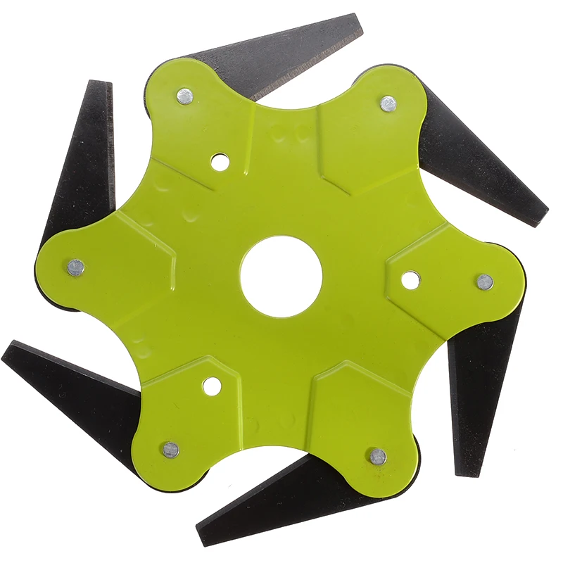 1pc Green Manganese Steel Blades Grass Trimmer Head For Lawn Mower Head Brush Cutter Tool Accessories 65Mn 1pc Green Manganese Steel Blades Grass Trimmer Head For Lawn Mower Head Brush Cutter Tool Accessories 65Mn