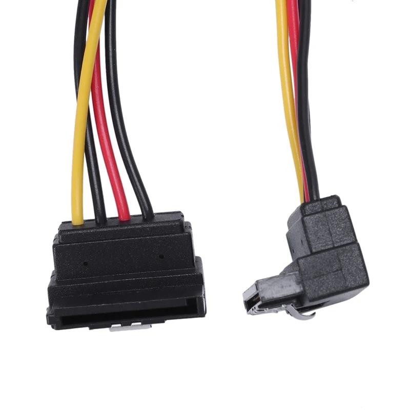 Sata жесткий диск шнур питания 15Pin одна минута Twoturn проводка штырь к гнезду 1 минута 2 оптический привод шнур питания локоть