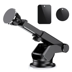 Magnetic Holder Крепление для телефона роскошный Автомобильный держатель для телефона iPhone X XS 8 7 Plus лобовое стекло Автомобильное Крепление Телефон стоячая подставка автомобиль для samsung S9Telefon Tutucu держатель для телефона - Цвет: Magnetic Holder