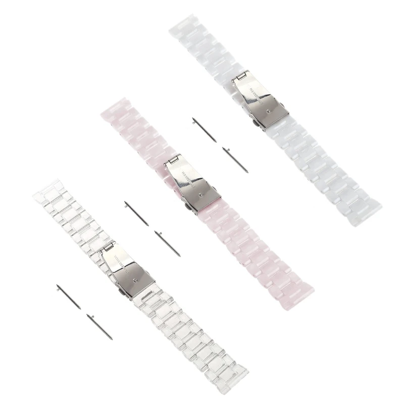 

Universal 22mm Transparent Resin Watch Band Strap for Gear S3 Frontier Classic