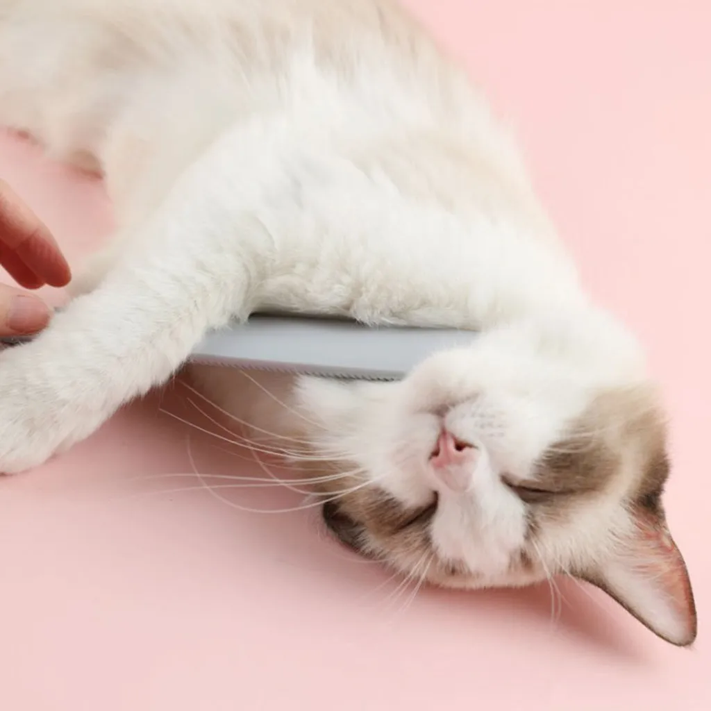 Ручной имитирующий массажный гребень для кошек и щетка чистящий инструмент