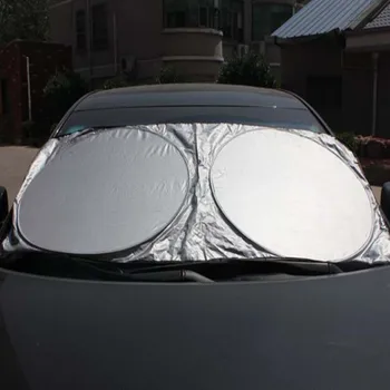 

Windshield Sunshade 150x70cm Folding UV Protector and Sun Visor Car Front Sun Shade