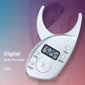

Body Fat Caliper Digital Fat Caliper 0-50mm Fat Clip Sebum Clip Body Fat Clamp Fat Forceps Skinfold Thickness Measurement