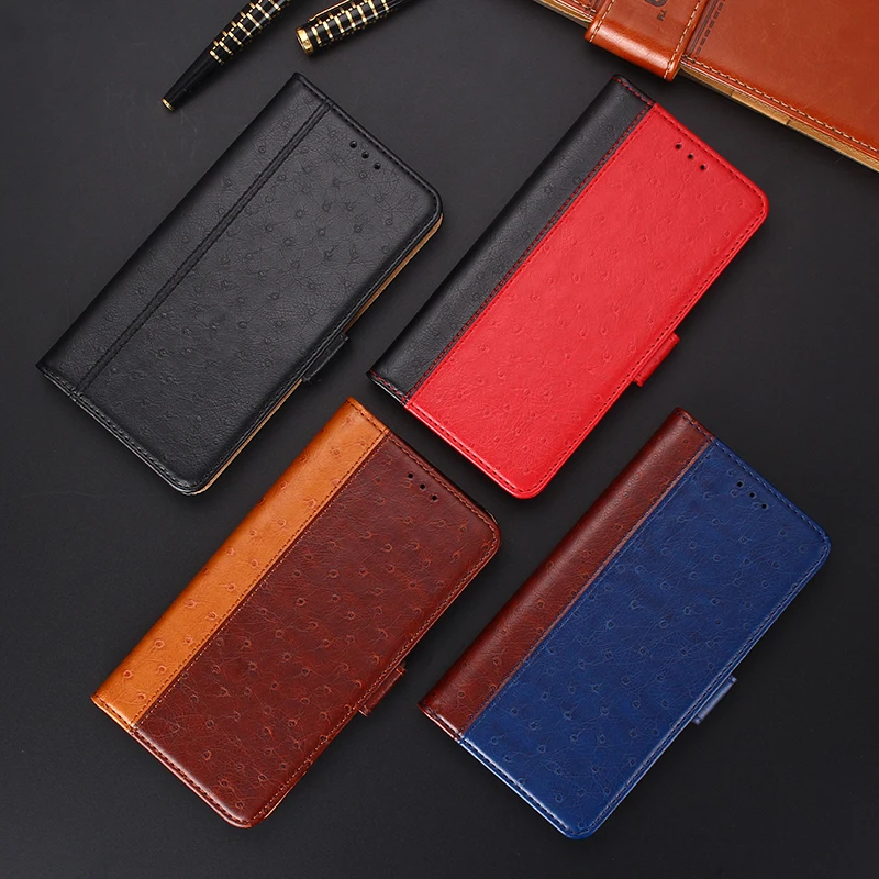 Деловой откидной чехол кожаный для Xiaomi CC9 Pro Pocophone F1 слот карты VISA CC9E кошелек
