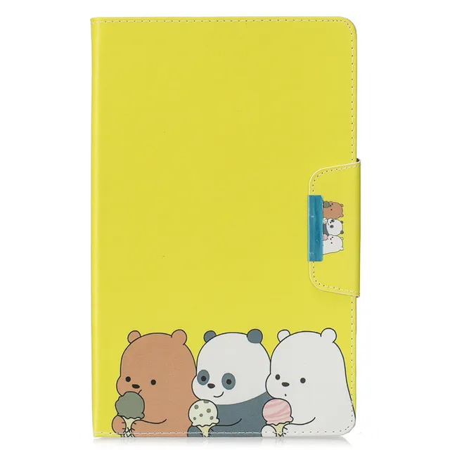 Wekays For Samsung Tab A6 10.1 Cartoon Unicorn Leather Case For Samsung Galaxy Tab A6 A 6 2016 10.1 T585 T580 T580N Cover Cases B