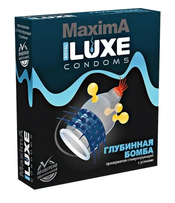 Презерватив LUXE Maxima &quotГлубинная бомба&quot - 1 шт. | Красота и здоровье