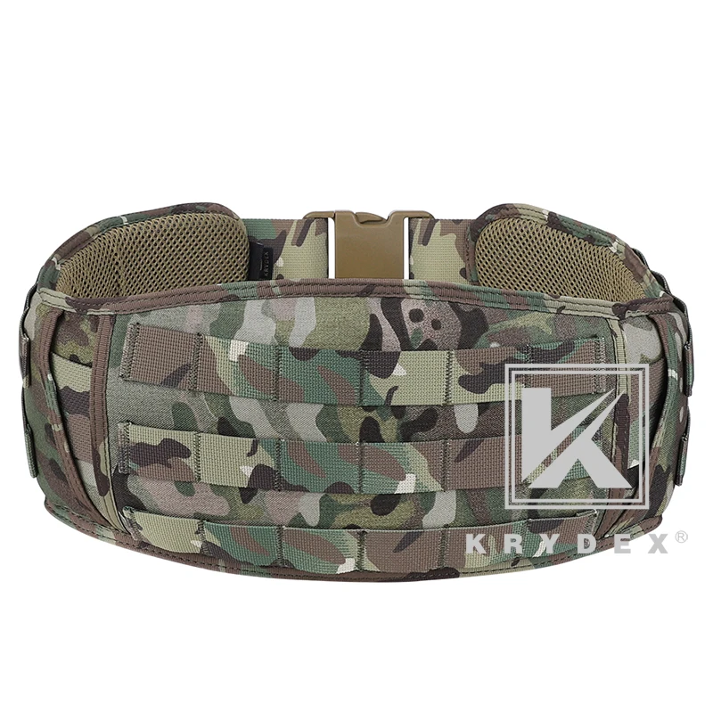Ремень KRYDEX Multicam Тактический с мягкой системой MOLLE многофункциональный
