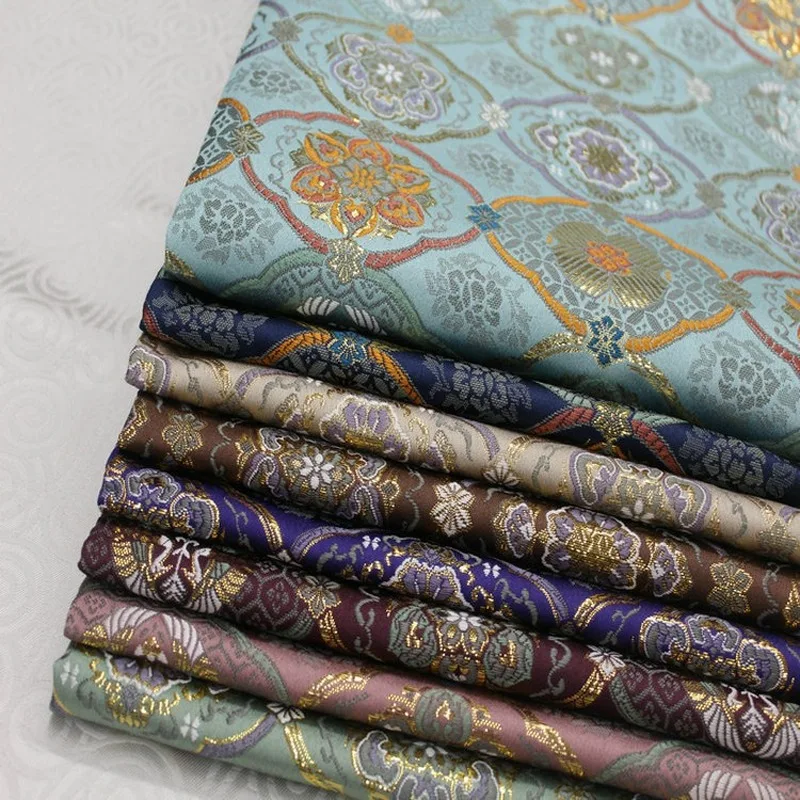

Kimono Doll Cheongsam Decorative Hand Lace Belt Material Diy Cloth Jacquard Brocade Silk Fabric Japanese and Korean Style