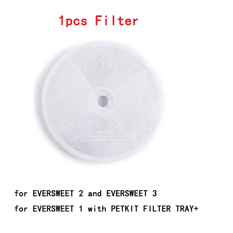 Smart Pet Water Dispenser PETKIT Replacement Filter Units for EVERSWEET 2 /EVERSWEET 3 Water Fountain 5/10pcs Filters Cleaning Kit