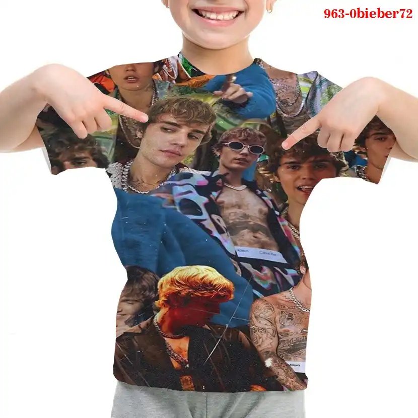 Justin Bieber Print 3d T Shirts Baby Boys Summer Kids Casual Cartoon Tshirt Girls Kawaii T Shirt Children Harajuku Tee Shirt T Shirts Aliexpress