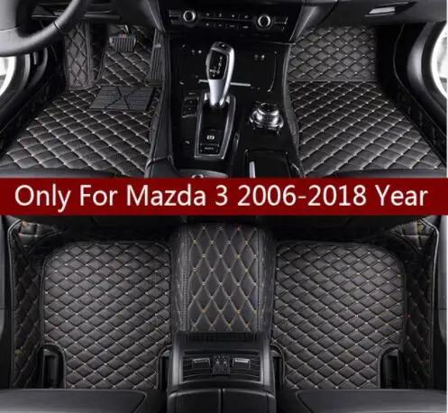 Кожаные автомобильные коврики MSUEFKD для vw Tiguan 2009-10-11-12-13-14-15-16-17 | Автомобили и