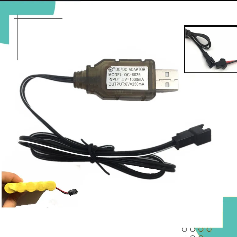 6V 250mA NiMh/NiCd Батарея USB зарядное устройство для 5S Аккумуляторные блоки SM 2P