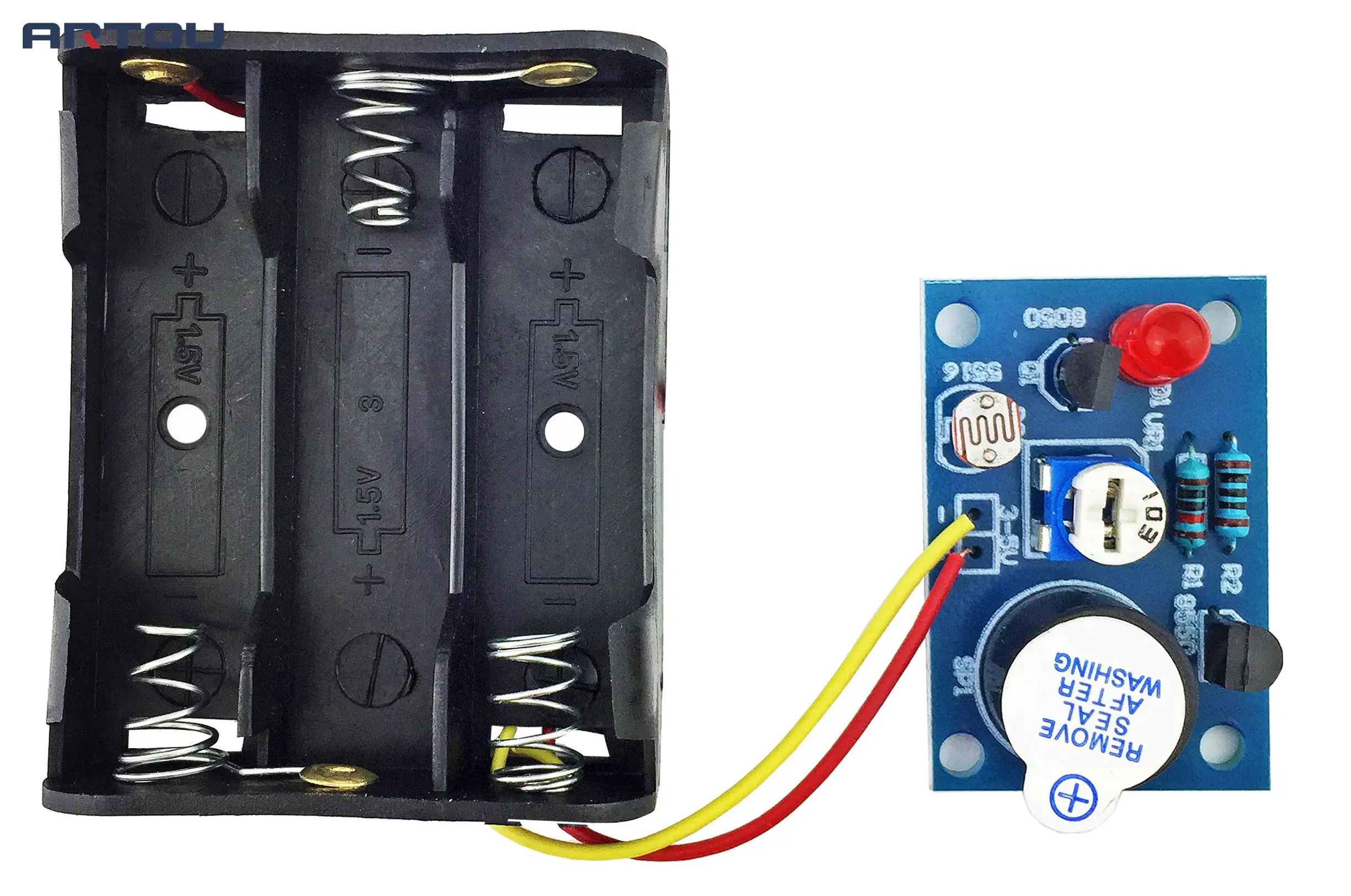 DIY Kit Photosensitive Sound and Light Alarm Suite Electronic Production for Detect Ambient | Электронные компоненты и