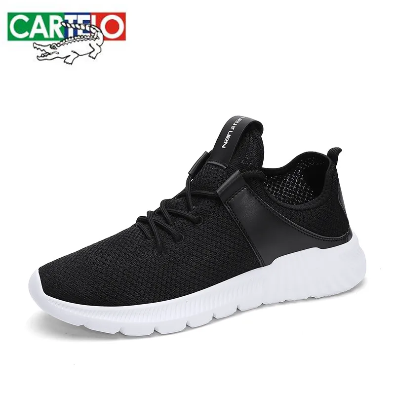 

CARTELO men's shoes breathable sneakers flat men's casual shoes comfortable mesh movement Tzapatos De Hombre