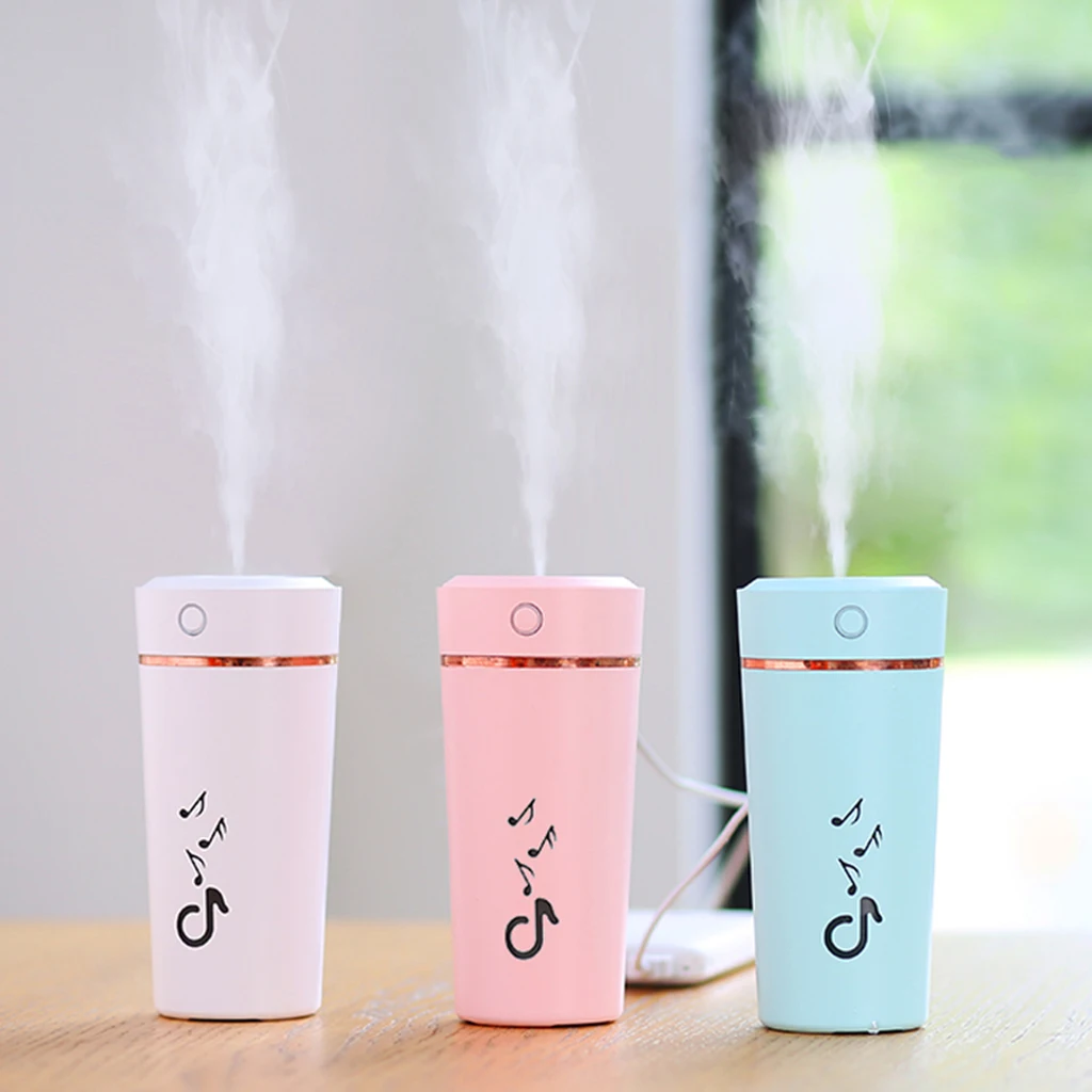 USB Essential Oil Aromatherapy Diffuser Portable Mini White Humidifier Air Refresher Auto-Off Safety