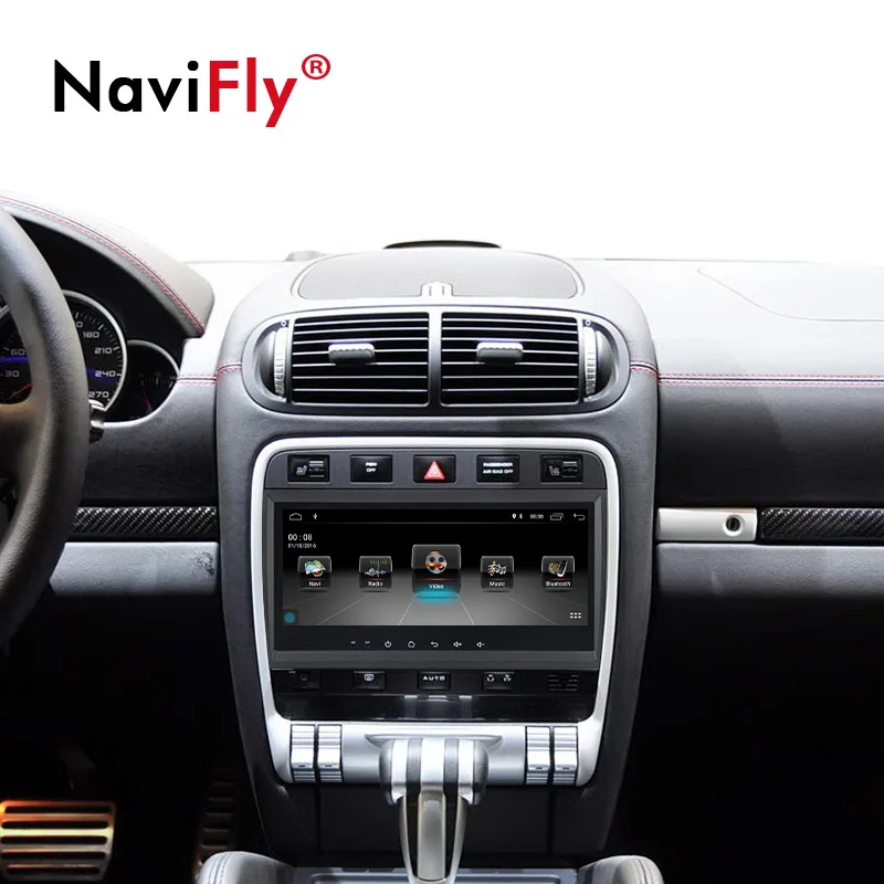 Clearance NaviFly Android 9.1 Car multimedia player for Porsche Cayenne 2003-2010 & Cayenne S & Cayenne GTS 2003-2010 RAM 2G ROM 32G AM FM 5