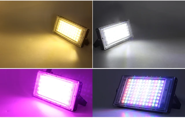 Projecteur LED pour maison extérieure 50W 100W 150W AC 220V Foco LED Spot  de plafond éclairage extérieur de rue - AliExpress