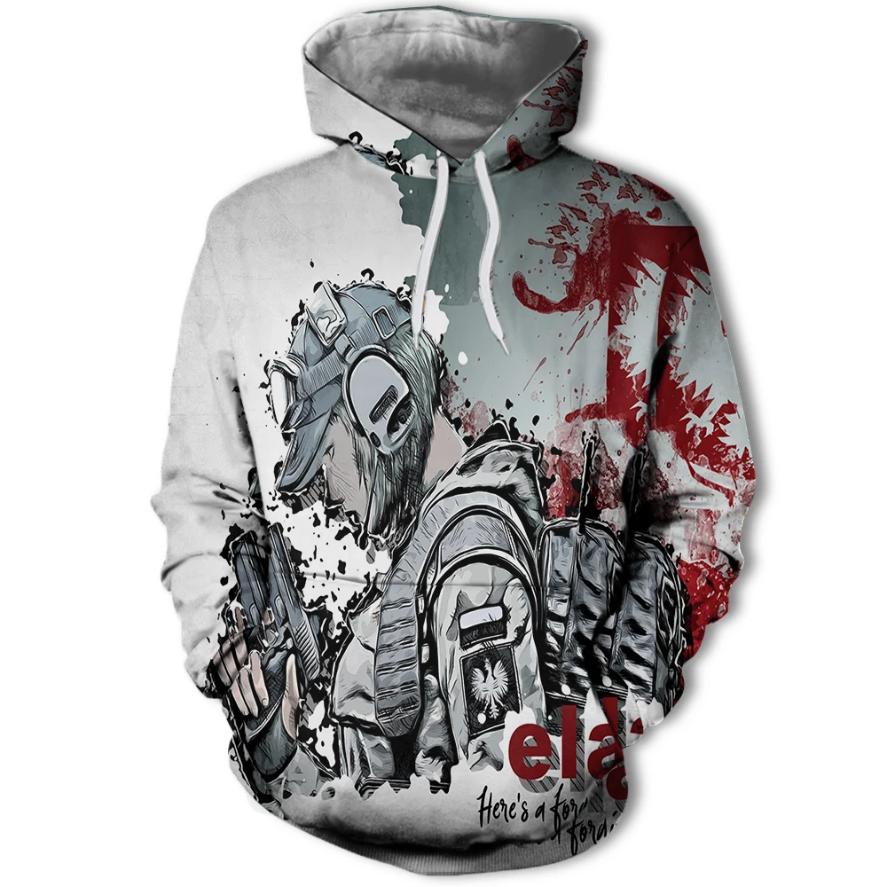 

Autumn and winter fashion ghost 3D printing men and women casual hoodies couple hip-hop sweatshirts made in China