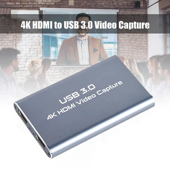 

Grabber Game Recorder Live Streaming Dongle 4K HDMI USB 3.0 Video Card Broadcast Accessories Mini Portable For Windows