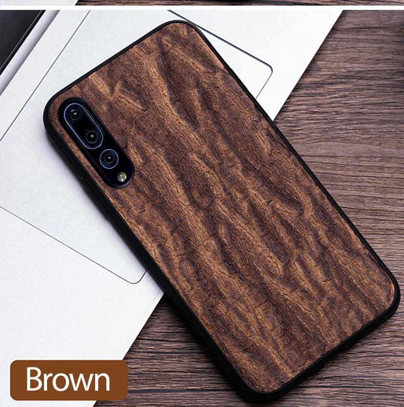 Чехол для телефона huawei P20 P30 lite mate 10 20 Pro lite Y9 P smart из воловьей кожи с текстурой коры для Honor 8 8X9X10 20 чехол