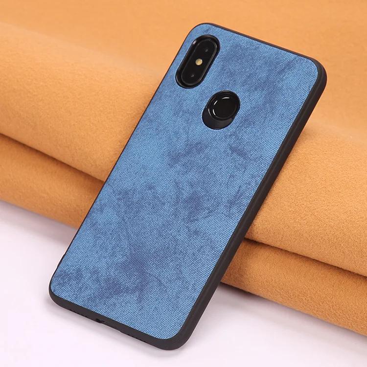 Чехол для телефона для Xiaomi mi 8 A1 A2 Lite mi x 2S 3 Max 3 джинсовая холщовая кожа Мягкий ТПУ чехол для Red mi Note 5 6 Pro 6A Capa