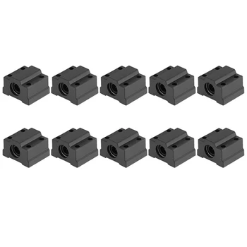 

10Pcs/Lot SCS8UU 3D Printer Parts 8mm Linear Ball Bearing Block CNC Router Ball Bearing