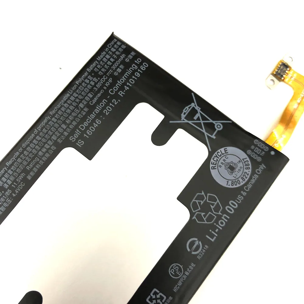 3000 мА/ч, B2PS6100 Замена Батарея для htc один M10 10/10 Lifestyle M10H M10U мА/ч. Аккумулятор Bateria Batterij